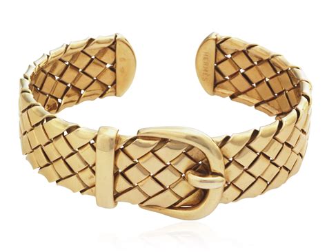 hermes bracelet leather and gold cuff|Hermes cuff price.